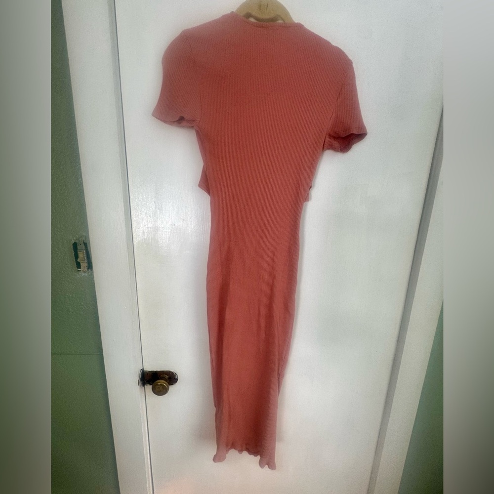 FP BEACH “Vroom Vroom” Midi Wrap Top Open Middle Dress - Picture 5 of 5